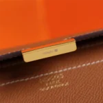 Hermes Women Constance Long To Go in Epsom Leather-Brown