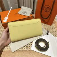Hermes Women Constance Long To Go in Epsom Leather-YellowGold (1)