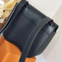 Hermes Women Della Cavalleria Mini Bag Epsom Leather-BlackSilver (1)