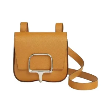 Hermes Women Della Cavalleria Mini Bag Epsom Leather-Brown