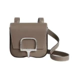 Hermes Women Della Cavalleria Mini Bag Epsom Leather-Grey