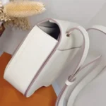 Hermes Women Della Cavalleria Mini Bag Epsom Leather-White/Gold