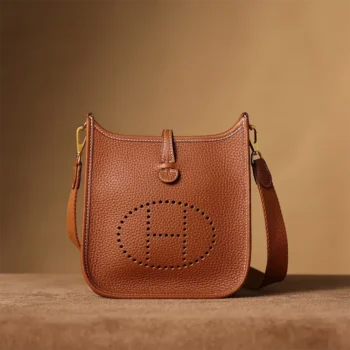 Hermes Women Evelyne 16 Amazone in Clemence Leather-Brown