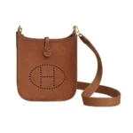Hermes Women Evelyne 16 Amazone in Clemence Leather-Brown