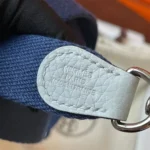 Hermes Women Evelyne 16 Amazone in Clemence Leather-Light Blue