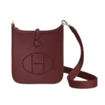 Hermes Women Evelyne 16 Amazone in Clemence Leather-Maroon