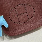 Hermes Women Evelyne 16 Amazone in Clemence Leather-Maroon