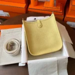 Hermes Women Evelyne 16 Amazone in Clemence Leather-Yellow