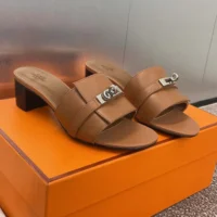 Hermes Women Gigi 50 Sandal-Brown H231063Z (1)