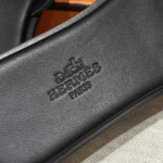 Sandalias Hermes Giulia para mujer, color azul marino, H251030Z