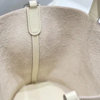 Hermes Women In the Loop 18 HandBag Clemence Leather-WhiteSilver (1)