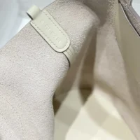 Hermes Women In the Loop 18 HandBag Clemence Leather-WhiteSilver (1)