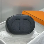 Hermes Women In the Loop 18 Handbag Clemence Leather-Black/Silver