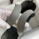 Hermes Women In the Loop 18 Handbag Clemence Leather-Gray/Silver