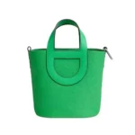 Hermes Women In the Loop 18 Handbag Clemence Leather-Green