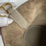 Sac à main Hermès Femme In the Loop 18 en cuir Clémence - Gris/Or