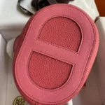 Hermes Women In the Loop 18 Handbag Clemence Leather-Pink