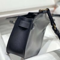 Hermes Women Jyspiere in Evercolor Leather-BlackGold (1)
