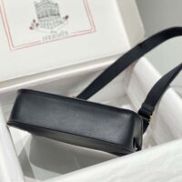 Hermes Women Jyspiere in Evercolor Leather-BlackGold (1)