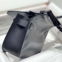 Hermes Women Jyspiere in Evercolor Leather-BlackSilver (1)
