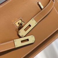 Hermes Women Jyspiere in Evercolor Leather-Brown (1)