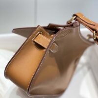Hermes Women Jyspiere in Evercolor Leather-Brown (1)