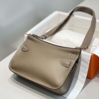 Hermes Women Jyspiere in Evercolor Leather-Gray (1)