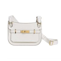 Hermes Women Jyspiere in Evercolor Leather-White