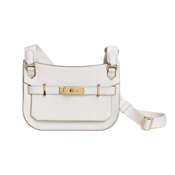 Hermes Women Jyspiere in Evercolor Leather-White