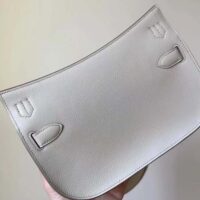 Hermes Women Jyspiere in Evercolor Leather-WhiteGold (1)