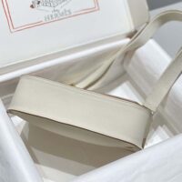 Hermes Women Jyspiere in Evercolor Leather-WhiteGold (1)