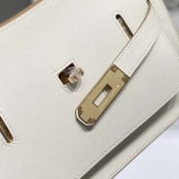Hermes Women Jyspiere in Evercolor Leather-WhiteGold (1)