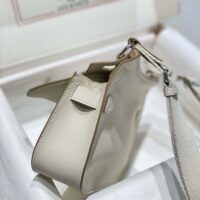 Hermes Women Jyspiere in Evercolor Leather-WhiteSilver (1)