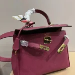 Hermes Women Kelly Bag 20 in Epsom Leather-Bordeaux