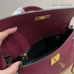 Hermes Women Kelly Bag 20 in Epsom Leather-Bordeaux