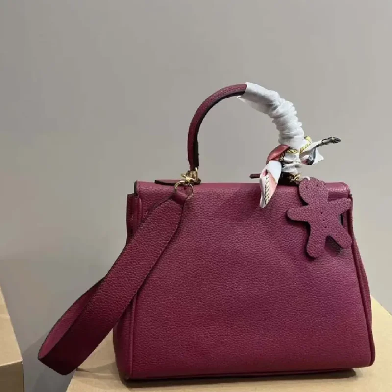 Hermes Women Kelly Bag 20 in Epsom Leather-Bordeaux