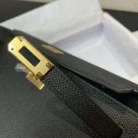 Hermes Women Kelly To Go in Epsom Leather-BlackGold (1)