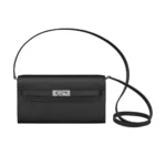 Hermes Women Kelly To Go in Epsom Leather-Black/Silver