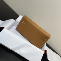 Hermes Women Kelly To Go in Epsom Leather-BrownSilver (10)