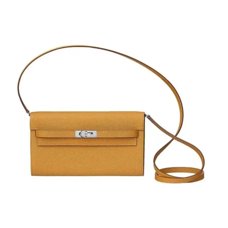Hermes Women Kelly To Go in Epsom Leather-Gold