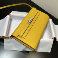 Hermes Women Kelly To Go in Epsom Leather-GoldSilver (1)