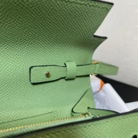 Hermes Women Kelly To Go in Epsom Leather-GreenGold (9)