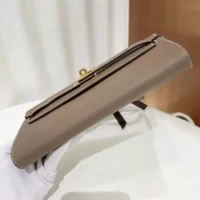 Hermes Women Kelly To Go in Epsom Leather-GreyGold (1)