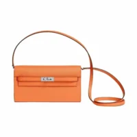 Hermes Women Kelly To Go in Epsom Leather-Orange (1)