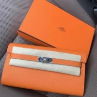 Hermes Women Kelly To Go in Epsom Leather-Orange (1)