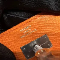 Hermes Women Kelly To Go in Epsom Leather-Orange (1)