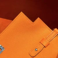Hermes Women Kelly To Go in Epsom Leather-Orange (1)