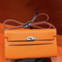 Hermes Women Kelly To Go in Epsom Leather-Orange (1)