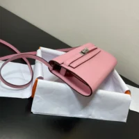 Hermes Women Kelly To Go in Epsom Leather-Pink (1)