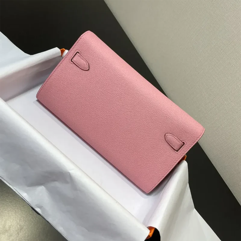 Hermes Women Kelly To Go in Epsom Leather-Pink